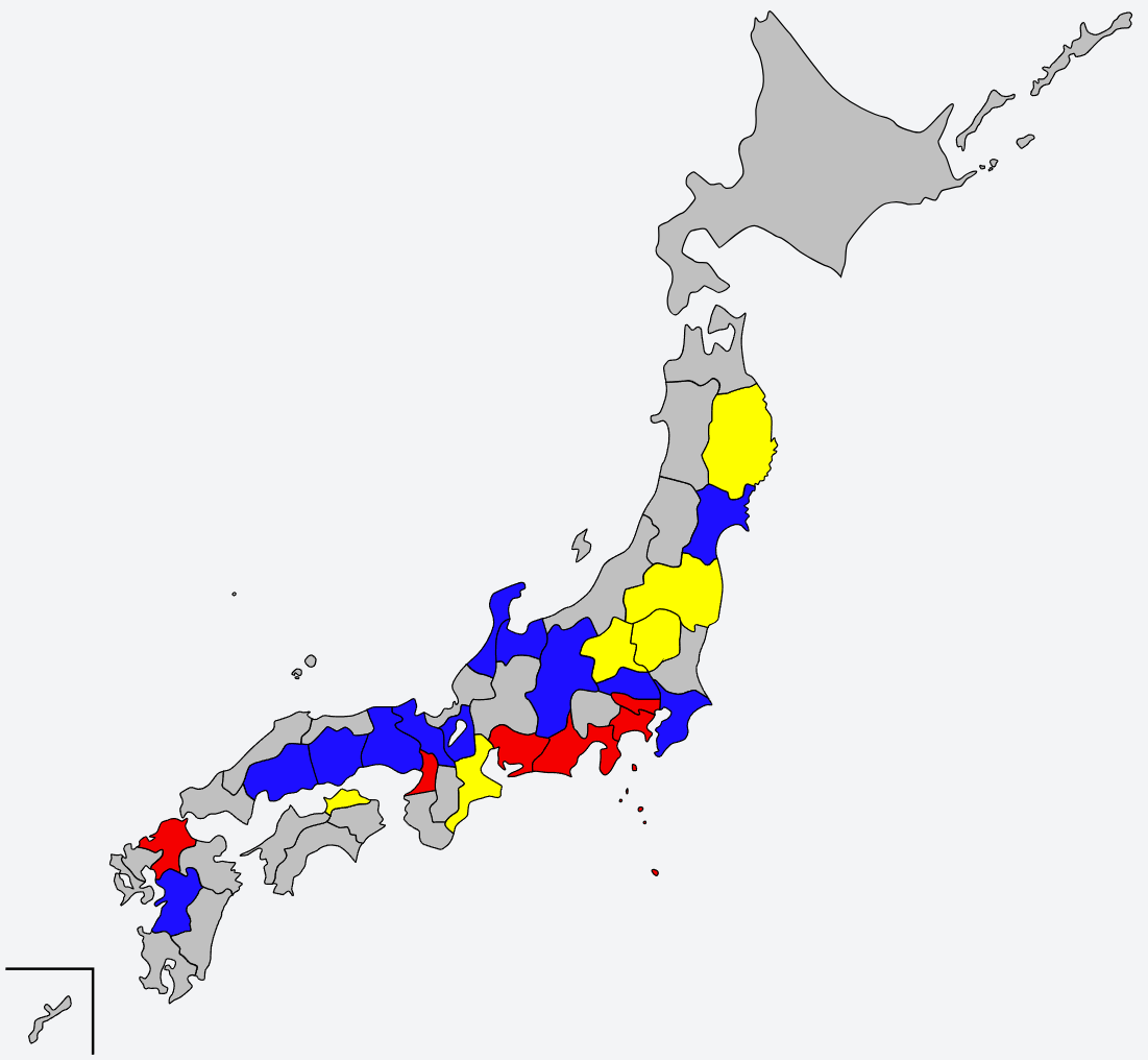 国内34拠点中27拠点を訪問した可視化マップ